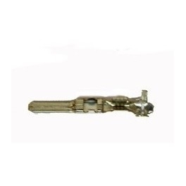 Flat pin terminal